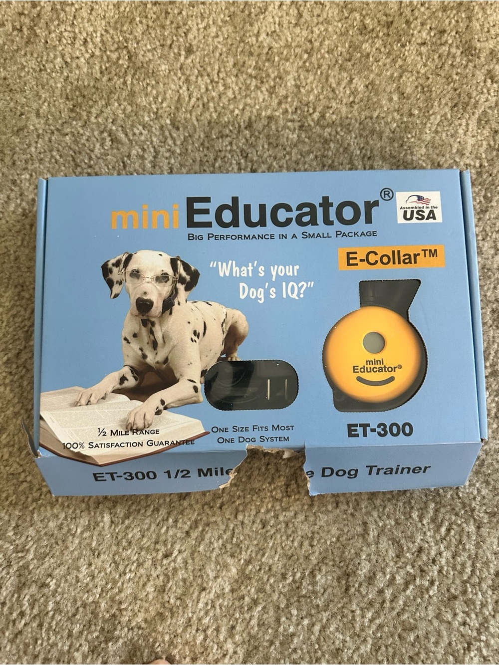 ET-300 Yellow E-Collar Dog Trainer